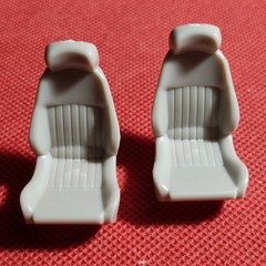 Modern Bucket Seats 1964 Mercury Comet 1:25 scale model car part Moebius