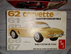 Vintage AMT ‘A’venger ‘29 ‘A’ Ford Roadster and 62′ Corvette Model kits