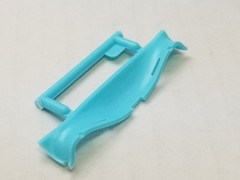 1957 Corvette REAR PAN / VALENCE PANEL from AMT 1:25 Model Kit 57