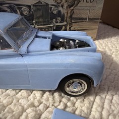 Hubley 1/24 Scale Original Issue Rolls Royce Built Kit Needs Work