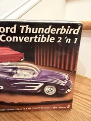 Monogram ’58 Ford Thunderbird Convertible 2 N 1 Plastic Model Car Kit