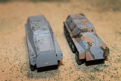 Roco Minitanks (2) WWII German half -tracked DBGM made Austria
