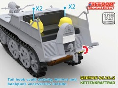 Freedom Model Kits 1/16 GERMAN KETTENKRAFTRAD sd.kfz.2 WW2 16001
