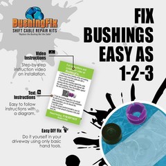 Automatic Transmission Shift Cable Bushing Repair Kit, Replacement Shifter Ca…