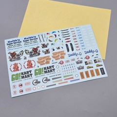 AMT 1/25 1960 60 Chevrolet Pickup Parts Kitbash Decal Sheet
