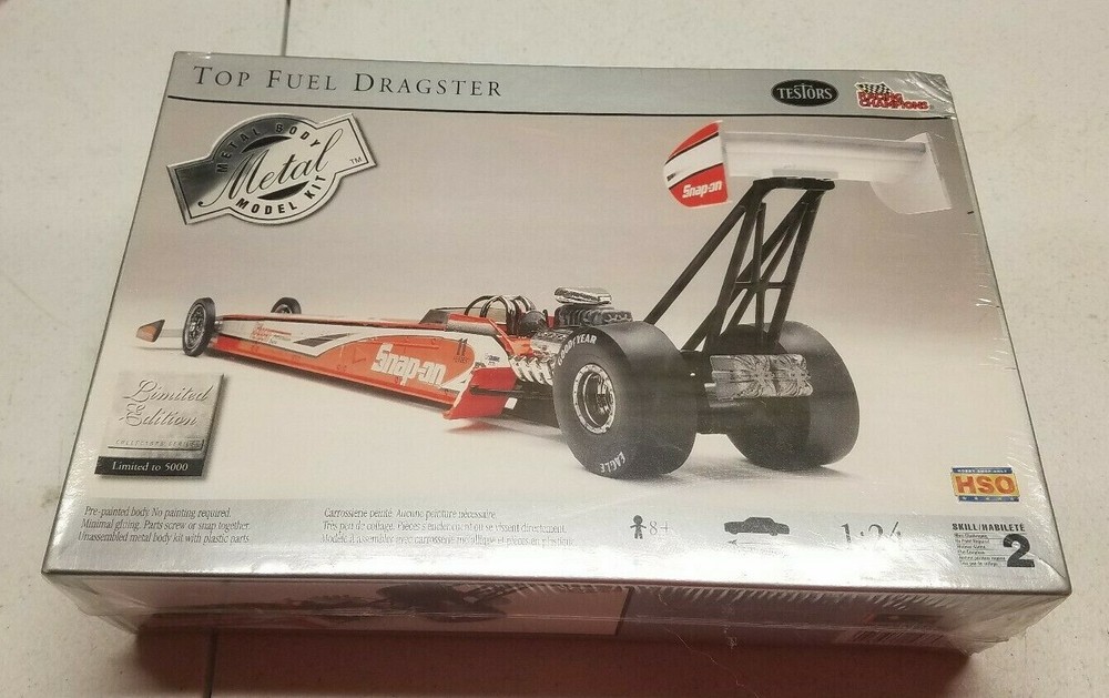 Top Fuel Dragster Model Metal Body Racing Champions 1:24 Snap-On Limited Edition