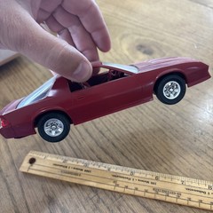 1983 Red Chevy Camaro Dealer Promo Model Car Dusty