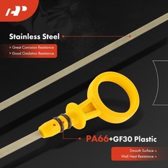 A-Premium V6 4.3L Engine Oil Dipstick (34.8 Inch) Compatible with Chevrolet Silv