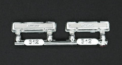 AMT Ertl 8598 ’55 Chevy Stepside Parts Kit Bash Chrome Cylinder Heads #512