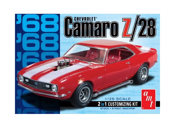 AMT 1/25 1968 Chevorlet Camaro Z/28 2in1 Stock or Street Machine