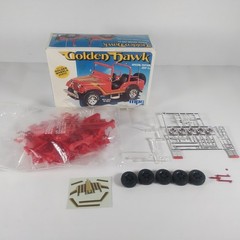 Golden Hawk Special Edition Jeep CJ MPC 1:25 Model Kit 1-0758 Parts Lot Vintage