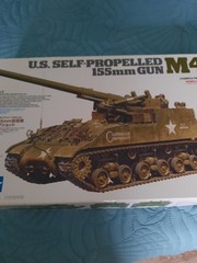 Tamiya 35351 1/35 Scale Model Kit U.S M40 155mm Self-Propelled Gun w/PE Parts