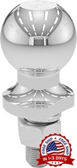 Bola De Enganche De Remolque Cromada, 3,500 Libras, Elevacion De 2 Pulgadas NEW
