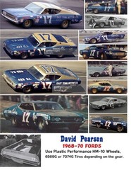 Plastic Performance Products/Powerslide #17 David Pearson Fords 1968-70 decal