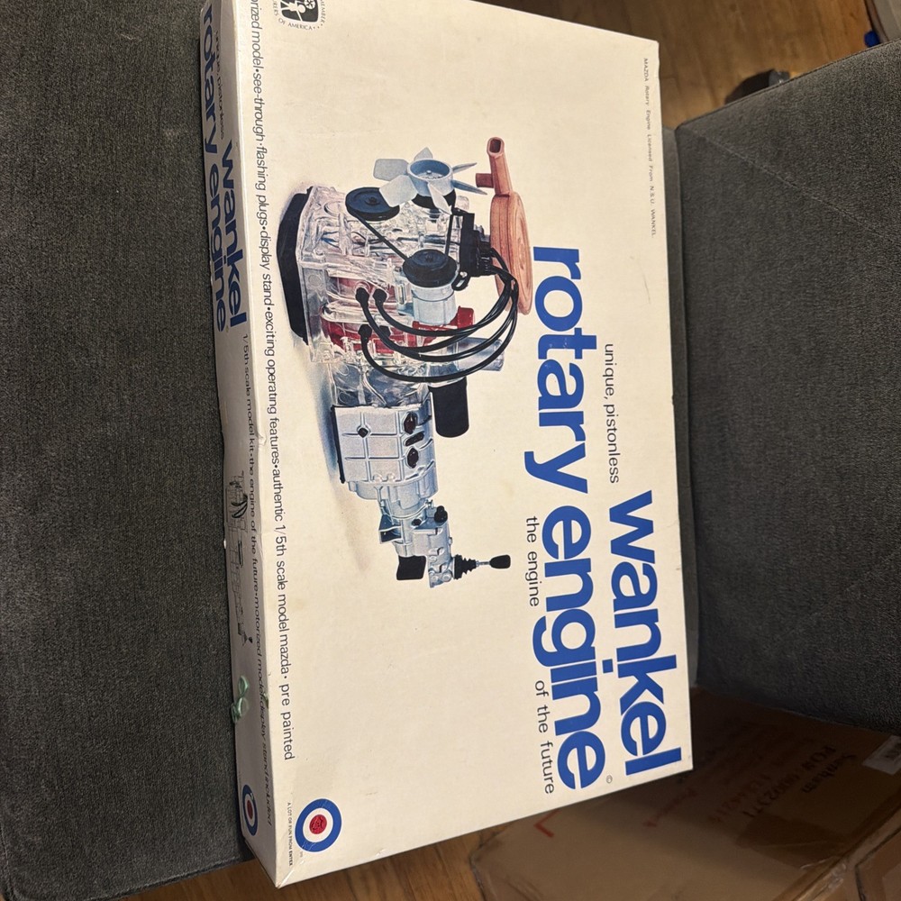 Vintage Entex Wankel Rotary Engine Model Kit 1/5th scale 8201