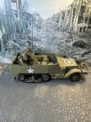 Built 1/35 M16 AA Half-Track Multiple Motor Carriage Anti-Aircraft !!