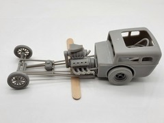 1950’s Hot Rod Body Shell Old School Dragster 1/25 Scale Mode Kit
