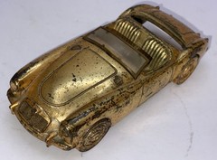 1956 MGA Promo Cigarette Lighter 1/32 Diecast Gold Plated Yamazaki Co Japan