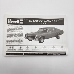 Revell 1/25 69 Chevy Nova SS 85-2098 Parts Instructions Directions Sheet Only