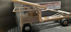 3 Car Flat Bed Wrecker Tow Truck Bed 1:25 scale kit Diorama Assembly required