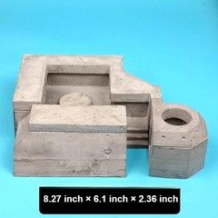 1/35 Diorama Atlantic Wall Trench FlaK Bunker Military Bunker Scene Accessories
