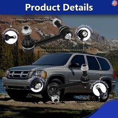 Sway Bar Links, Replacement For K6667 K6668 K80824 K80825 Front Rear Stabilizer