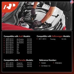 A-Premium Iridium Platinum Spark Plugs Compatible with Audi Q5 2013-2017, Q7,
