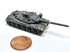 Takara 1/144 World Tank Museum 9. French AMX-30 Command Model. In green (#161)