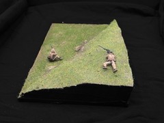 1/35 Scale Military Diorama Base Terrain Display Model Soldiers Figures Diecast