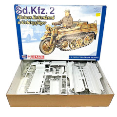 1999 Dragon ESCI ERTL 1:9 Sd.Kfz. 2 Kleines Kettenkrad Gebirgsjager Model Kit
