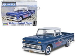 LEVEL 4 MODEL KIT 1966 CHEVROLET FLEETSIDE PICKUP TRUCK 1/25 BY REVELL 85-7225