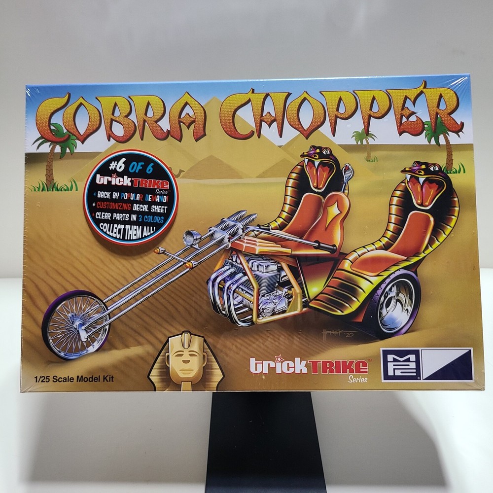 Cobra Chopper #6 of 6 of Trick Bike Series 1/25 Scale Plastic Model Kit.