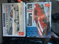AMT Ford Mustang GT & Chevy Camaro Z/28 1:25 2-in-1 Customizing Kit Lot