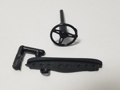 1932 Ford Sedan Delivery DASH & STEERING WHEEL from MPC 1:25 Model Kit 32