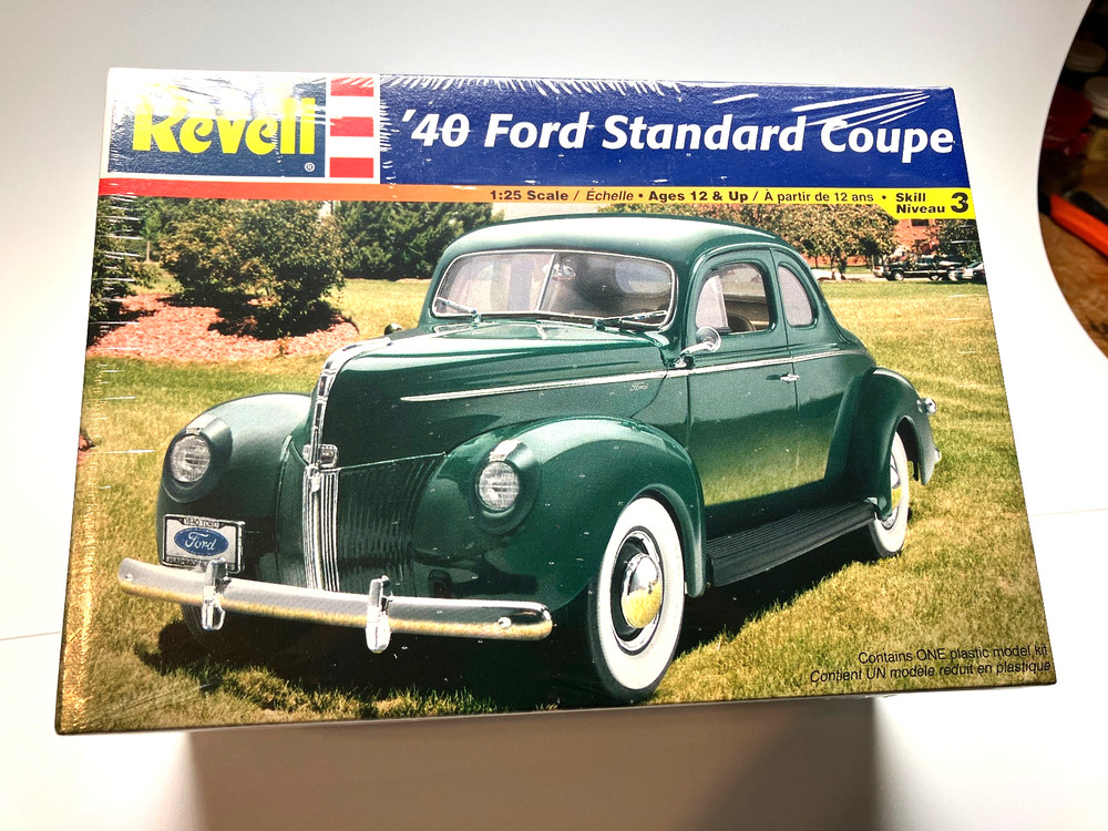 ’40 Ford Standard Coupe kit by Revel: factory sealed