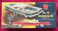 AMT 3 in 1 customizing Kit #139 BOX ONLY 1959 Mercury Hardtop
