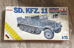 WW2 German Sd.Kfz. 11 3 ton Half-Track ERTL/ESCI #8348 Open Box Complete Kit