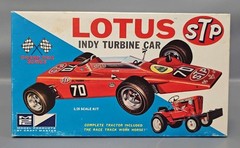 MPC Lotus Indy Turbine Race Car 1:25 SCALE Model Kit #1-0800-200~COMPLETE in OB