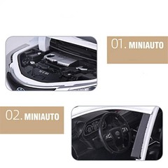 1:24 Sienna Granvia MPV Diecast Metal Alloy Toy Car Model with Sound & Light Sim