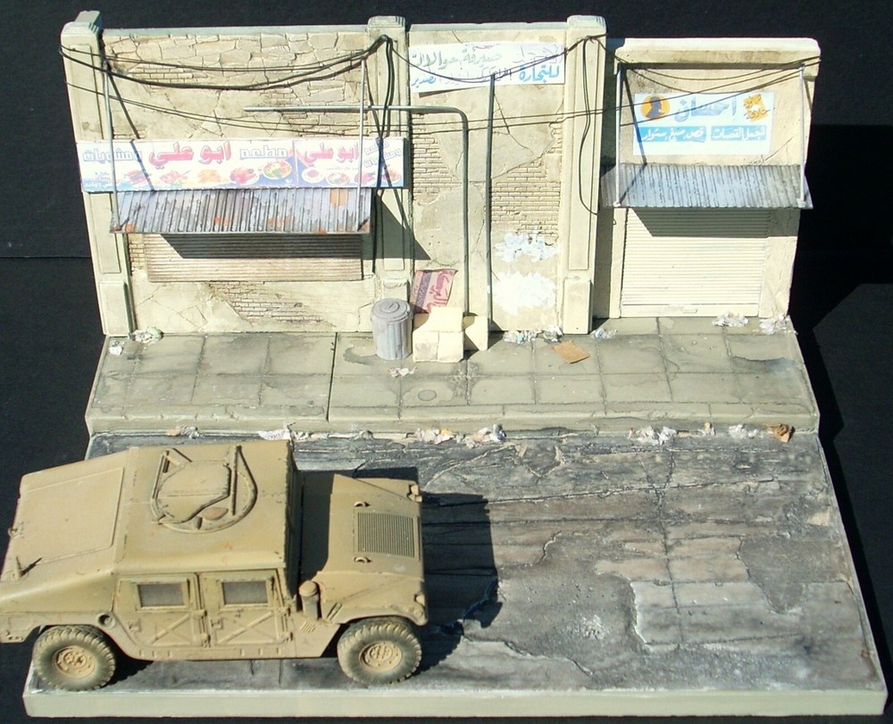 Dioramas Plus DP18 Iraqi Street Scene 1/35 Scale Model Kit + 60 pc Detail Set!