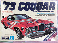 SUPER RARE! **FACTORY-SEALED **ORIGINAL VINTAGE MPC 1973 COUGAR 3-WAY KIT *C@@L!