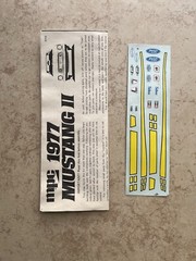 MPC 1977 Mustang 2 1/25 Model Kit #1-7713 *Open Box *Rare