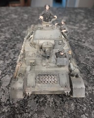 Built 1/35 Panzer IV Ausf. D, German WWII Tank w/ 3 Crew Members