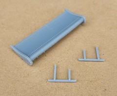 3D RESIN PRINTED 1/24 1/25 DUALLY OR DRAG TURBO WING WITH MOUNTS