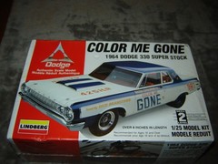 Lindberg 72156 Model Color me Gone 1964 Dodge 330 Factory Sealed 1/25 scale 1996