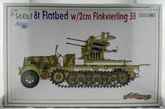 DRAGON 6583 Sd.Kfz.7 8t Flatbed w/2cm Flakvierling 38 SMART KIT w/Photo-Etched