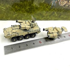 Tank World Mobile War 1/144 Stryker Wheeled Armored Vehicle Finished Model