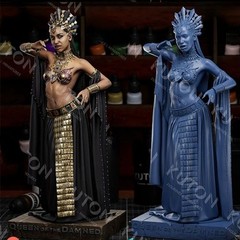 1/24 Scale Resin Figure Model Kit Vampire Queen Akasha Unassembled, Unpainted