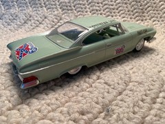 Lot Of 2 Vintage Johan 1961 Rare Green Mopar Car Models Plymouth & Dodge Coupes