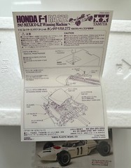 Tamiya Honda F-1 RA272 1/12 1965 Mexico G.P. Metal Die Cast BOX In EXCELLENT con